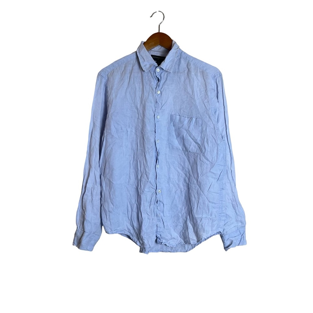 Banana republic relaxed‎ fit 100% linen button down shirt